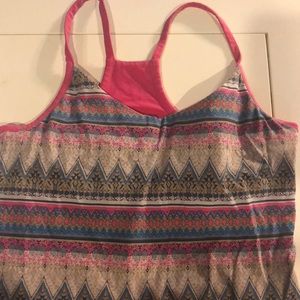 Pink patterned Patagonia tank